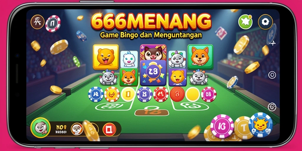 Screenshot gameplay Bingo yang menarik dan penuh warna.
