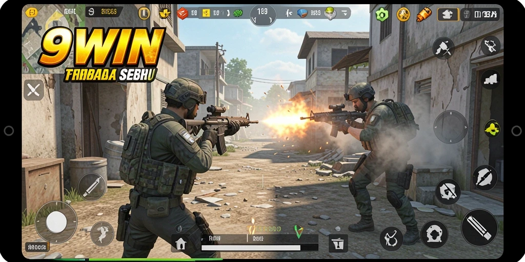Petarungan menegangkan dalam gameplay 9WIN dengan grafis yang memukau.