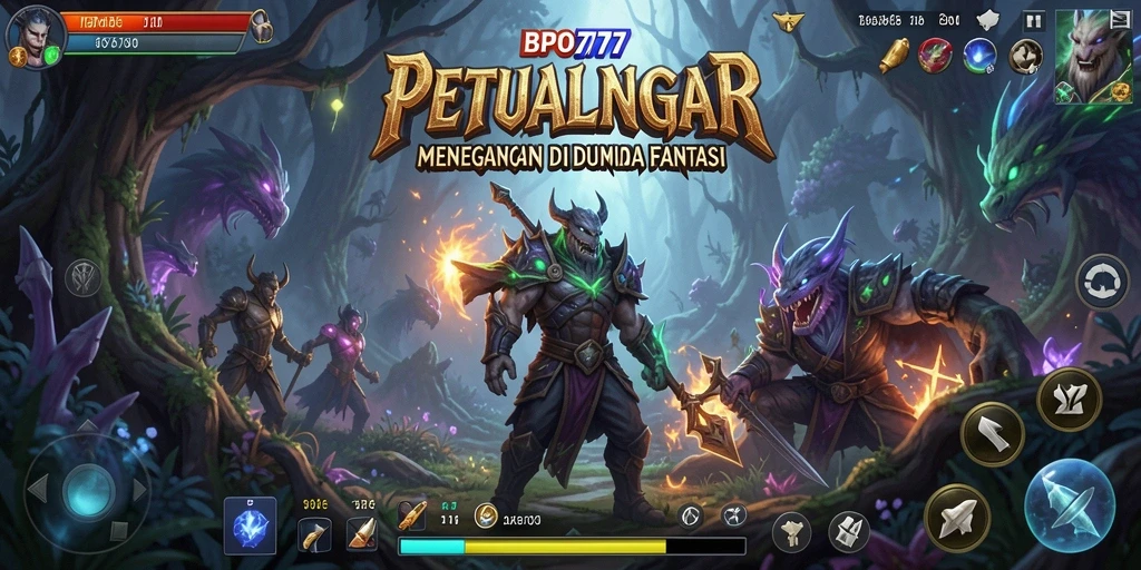 Tampilan gameplay menegangkan BPO777 dengan grafis yang memukau.