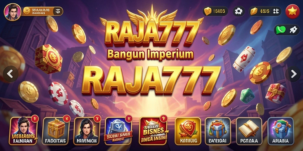 Tampilan gameplay RAJA777 yang menarik dan interaktif.