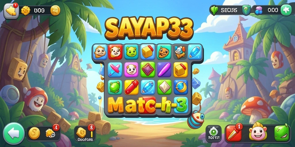 Screenshot gameplay SAYAP33 yang penuh warna dan menarik.