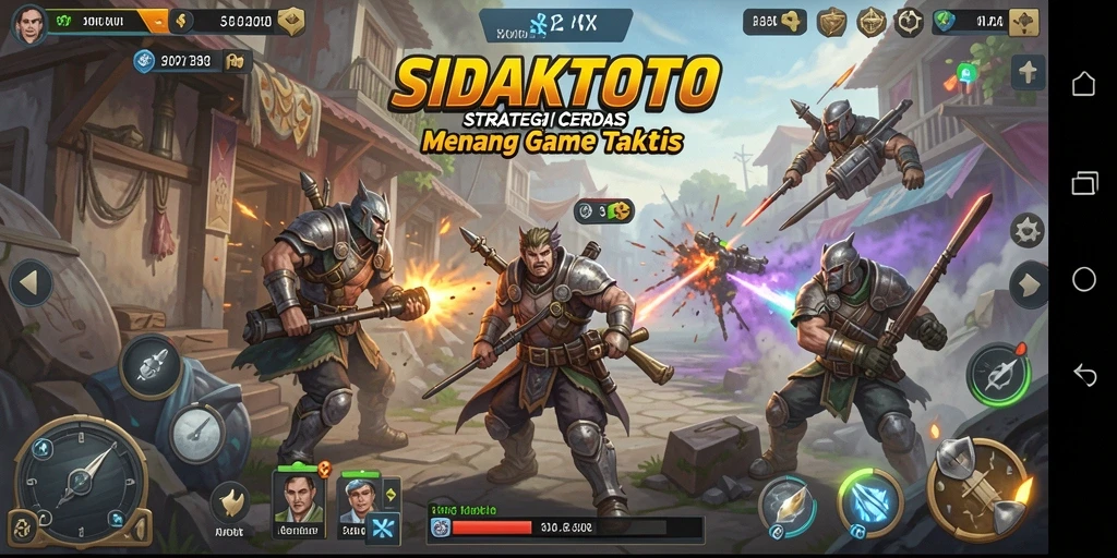 Screenshot gameplay menampilkan strategi dan taktik dalam SIDAKTOTO.