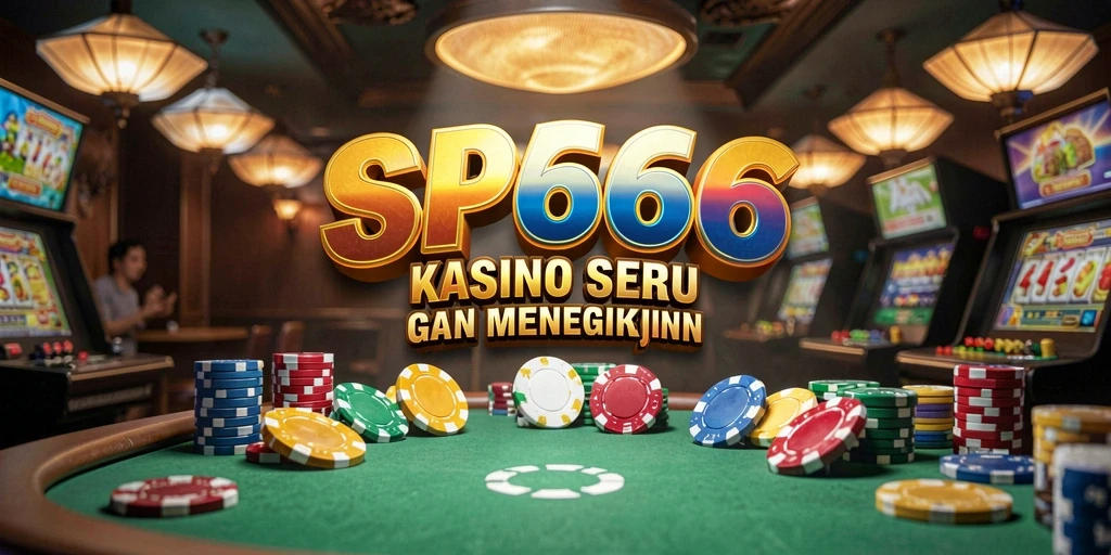 Screenshot gameplay SP666 menampilkan suasana kasino yang mendebarkan.