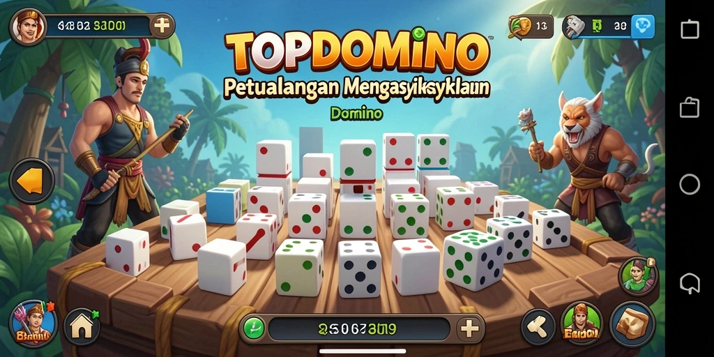 Tangkapan layar aksi menarik di TOPDOMINO dengan grafis menawan.