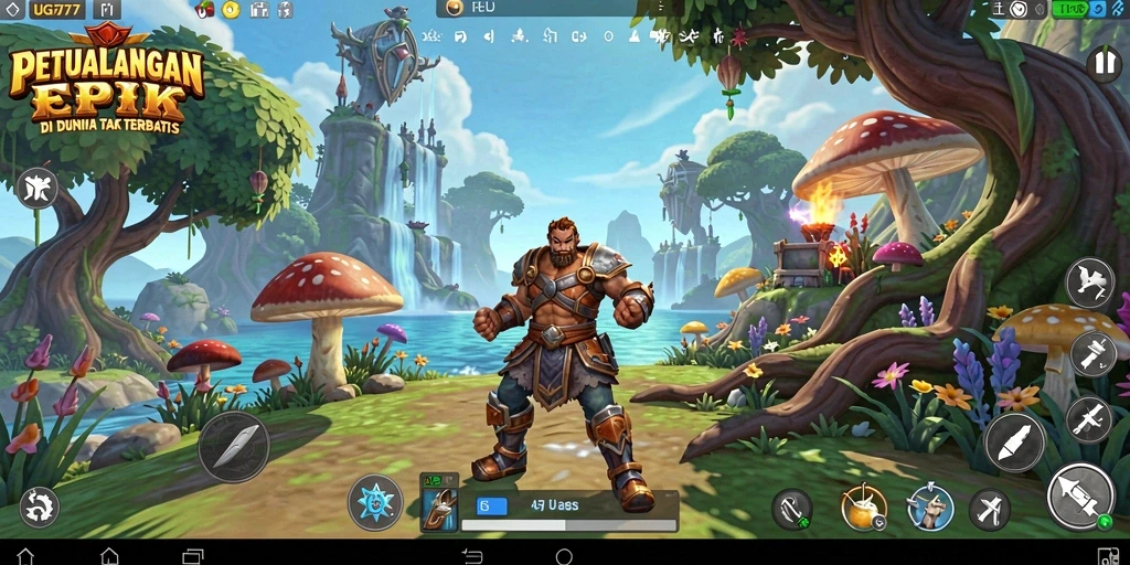 Tangkapan layar gameplay UG777 yang menunjukkan misi petualangan yang seru.