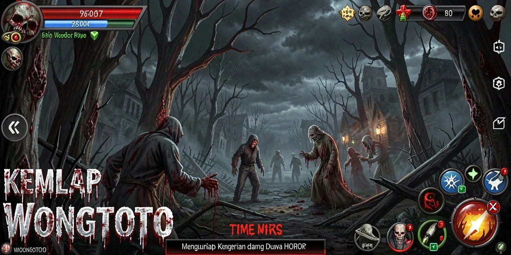 Gameplay WONGTOTO di dunia horor yang mencekam.