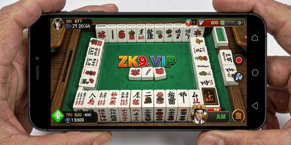 Tampilan menarik dari gameplay Mahjong ZK9VIP yang menantang.